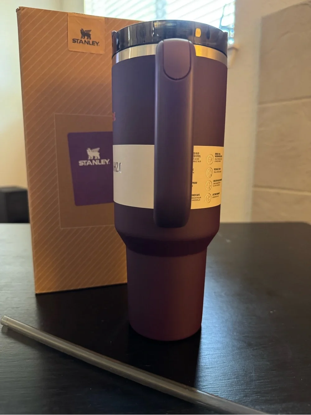 Stanley 40oz Quencher Tumbler, Plum. Brand New in Box - Picture 5 of 6